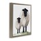 Stupell Industries Sheep And Lamb Portrait Floating Frame, design by Michele Norman